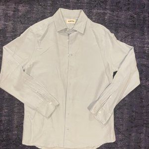 Taylor Stitch Dress Shirt in blue linen